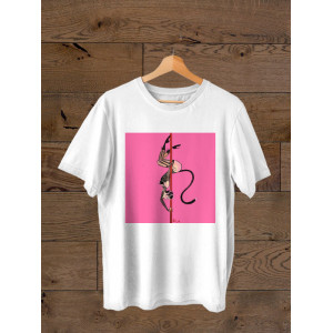  Tricou Artă „Pe stâlp”